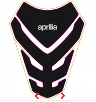 Original Aprilia Tankpad V4